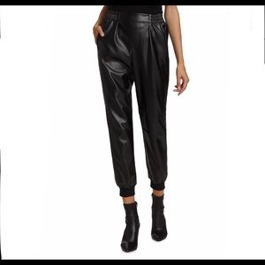ATM Anthony Thomas Melillo Vegan Leather Joggers